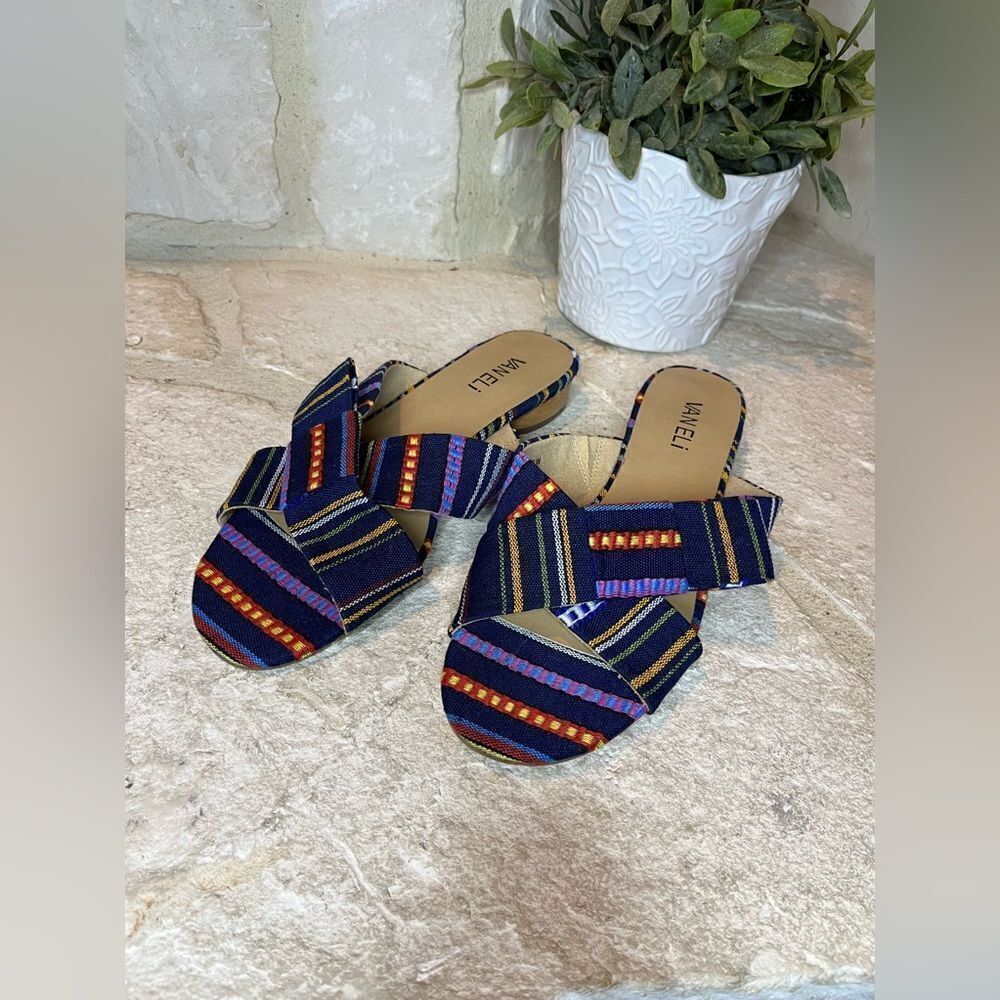 Vaneli Cross-Band Heeled Sandalsbrook Sz 8 Wide